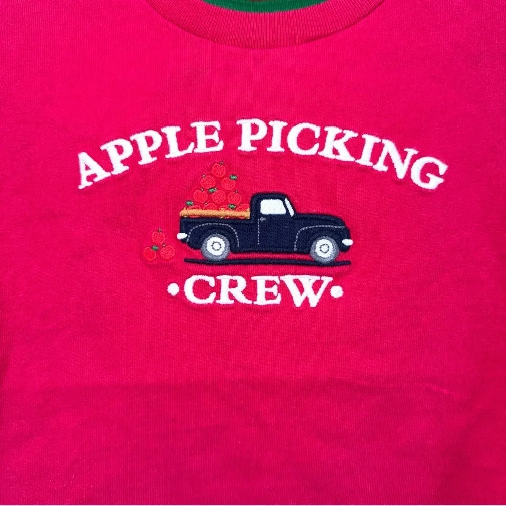 Gymboree Red Apple Picking Crew T-shirt